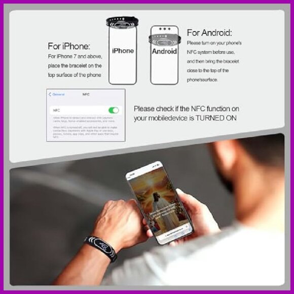 Daily Bible Verse Bracelets, Silicone, Waterproof, Unisex Inspirational Gifts - Picture 5 of 8